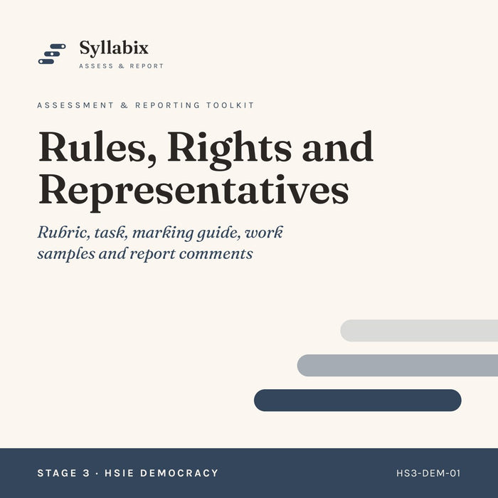 Rules, Rights and Representatives, Stage 3 Democracy assessment and reporting toolkit by Syllabix